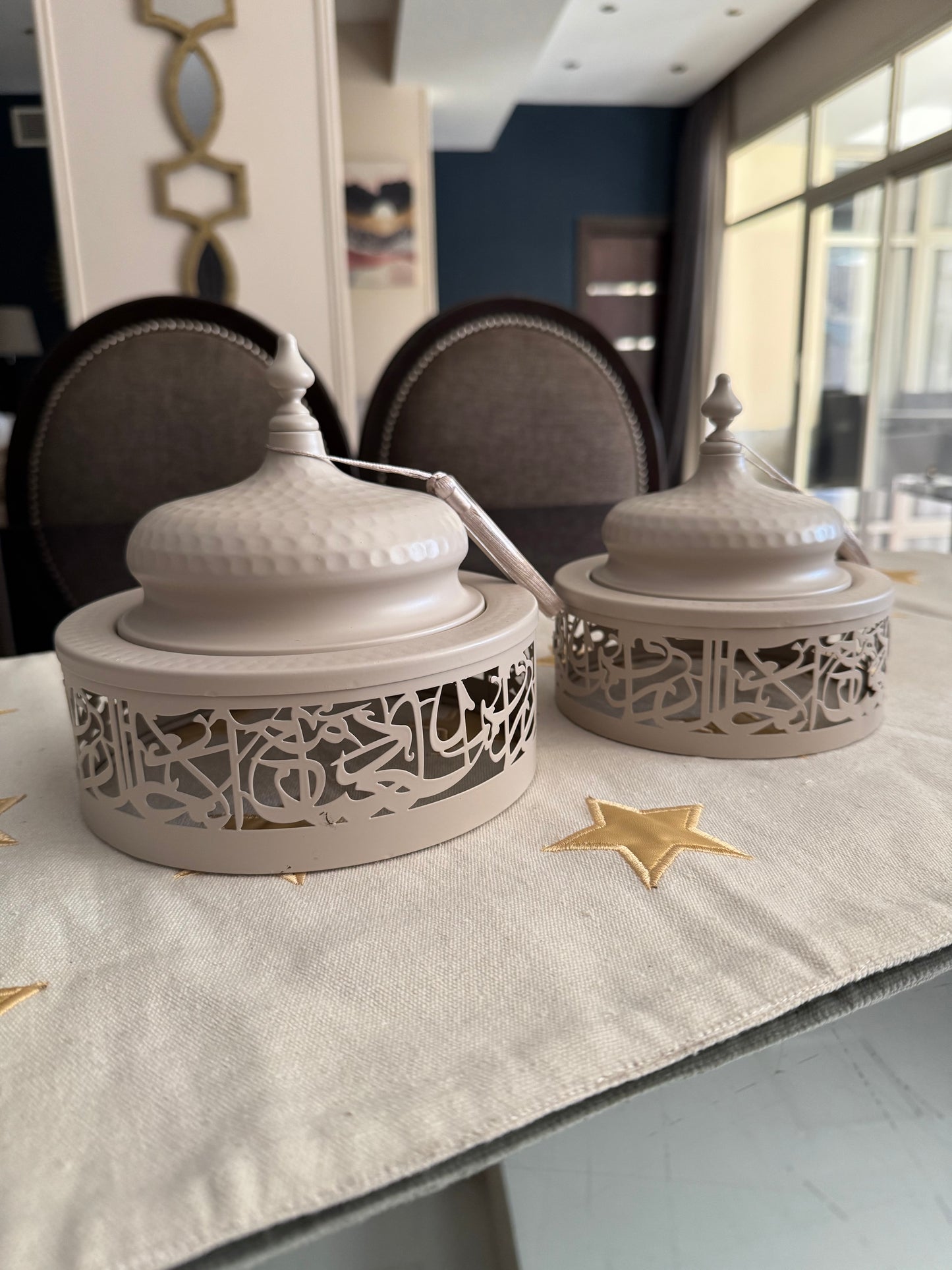 Beige Arabic Calligraphy Tamreya