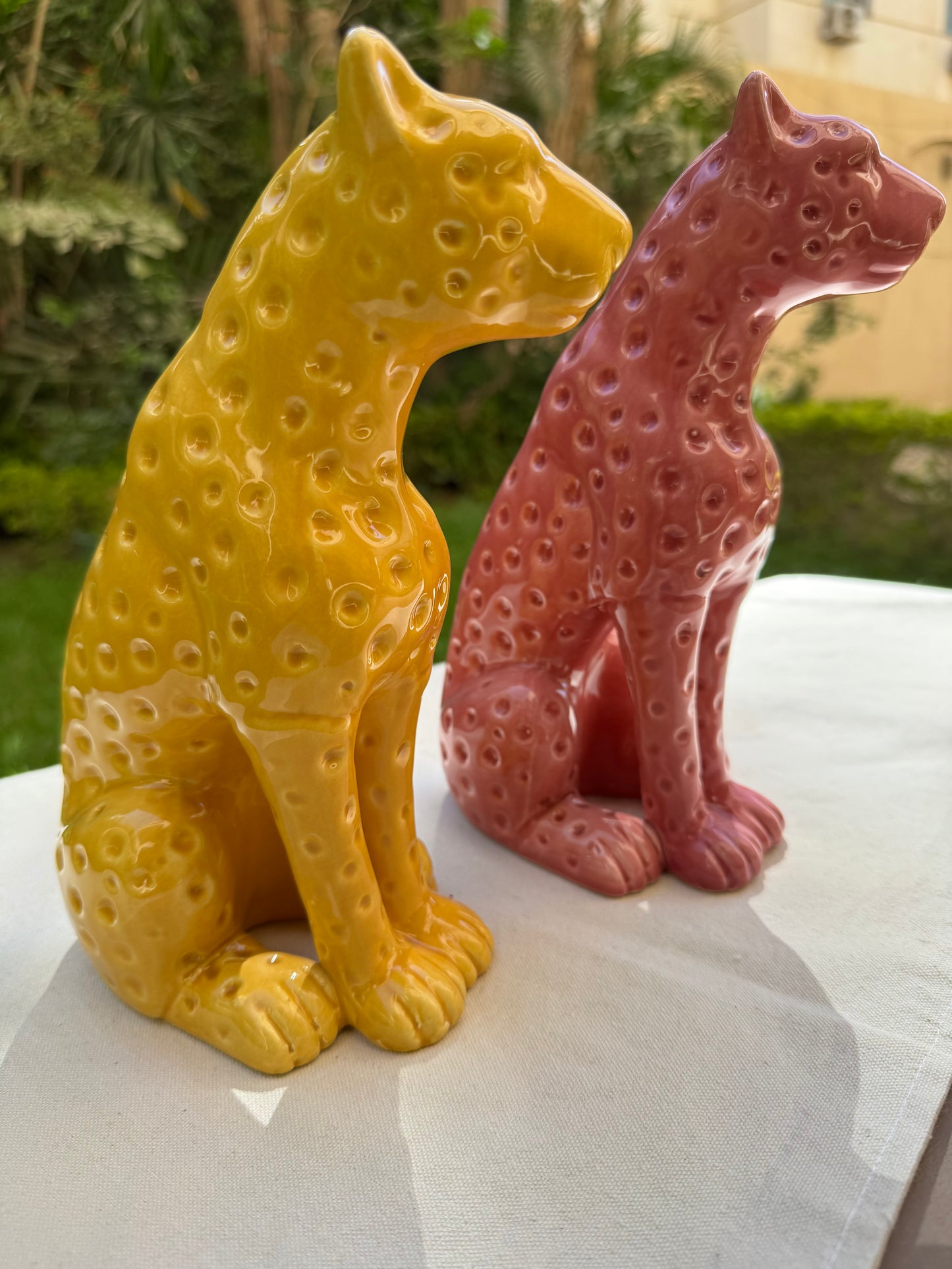 Colorful Tiger Sculpture