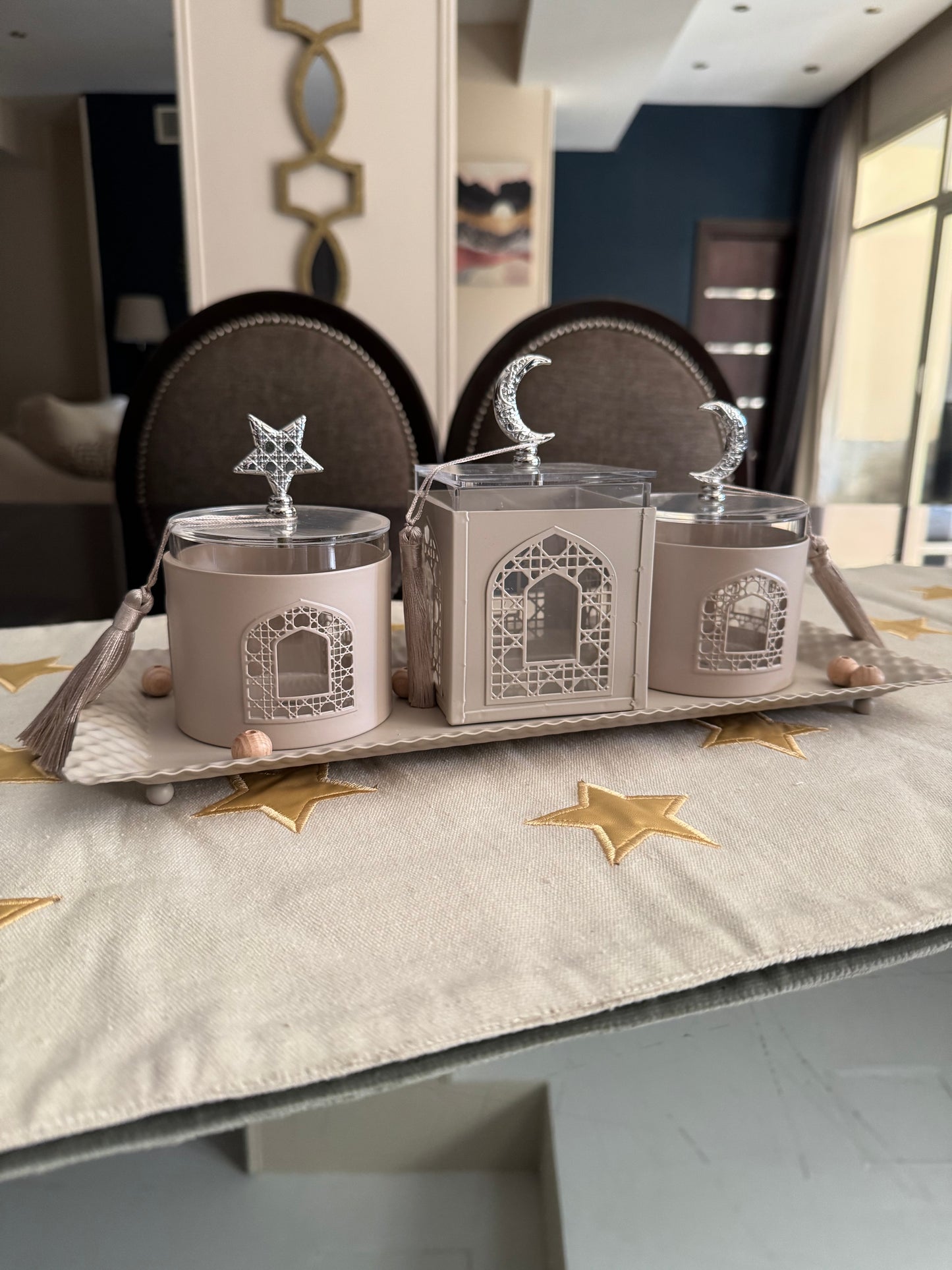 Beige Tray + 3 Tamreya