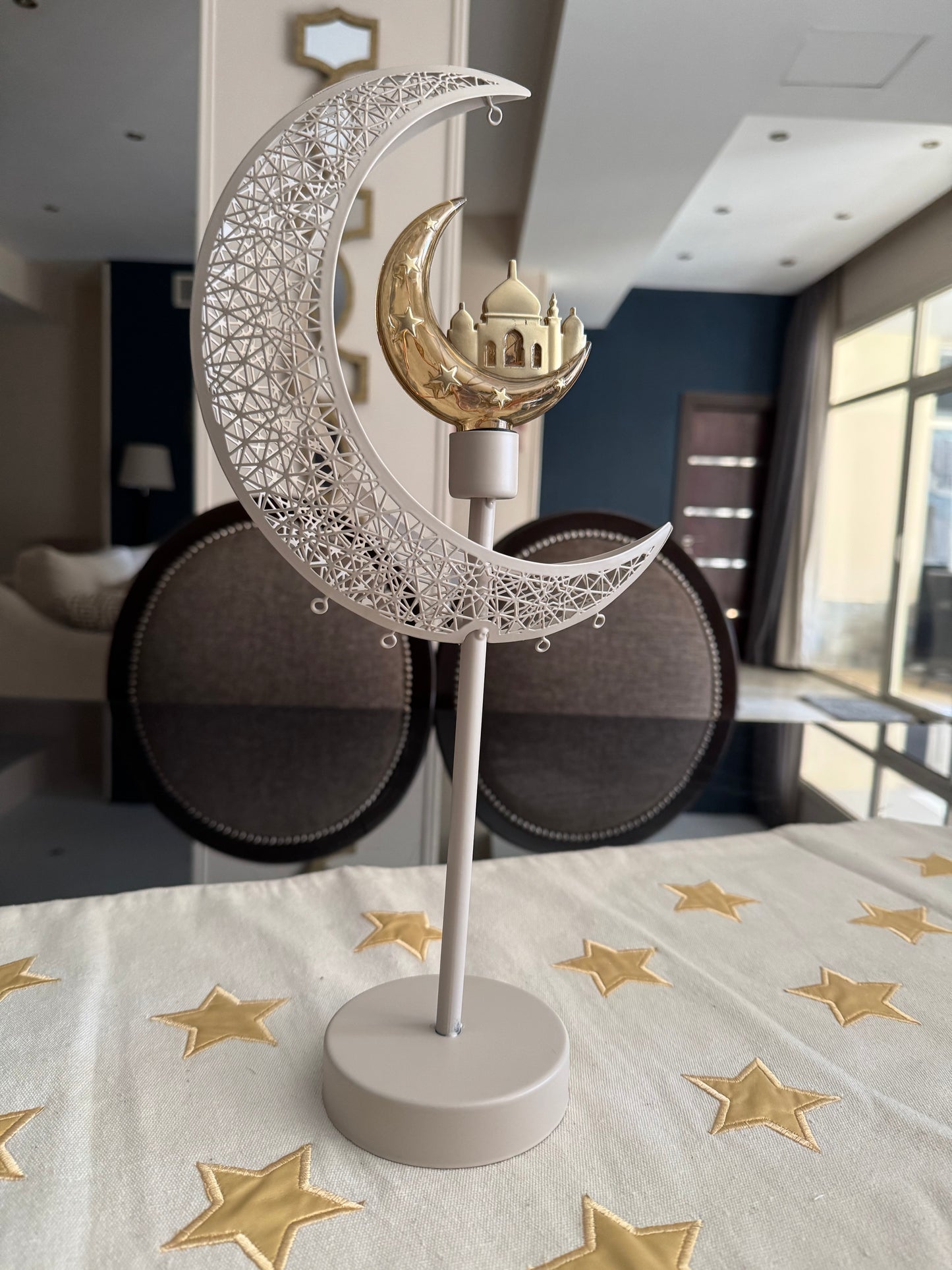 Beige Crescent Stand