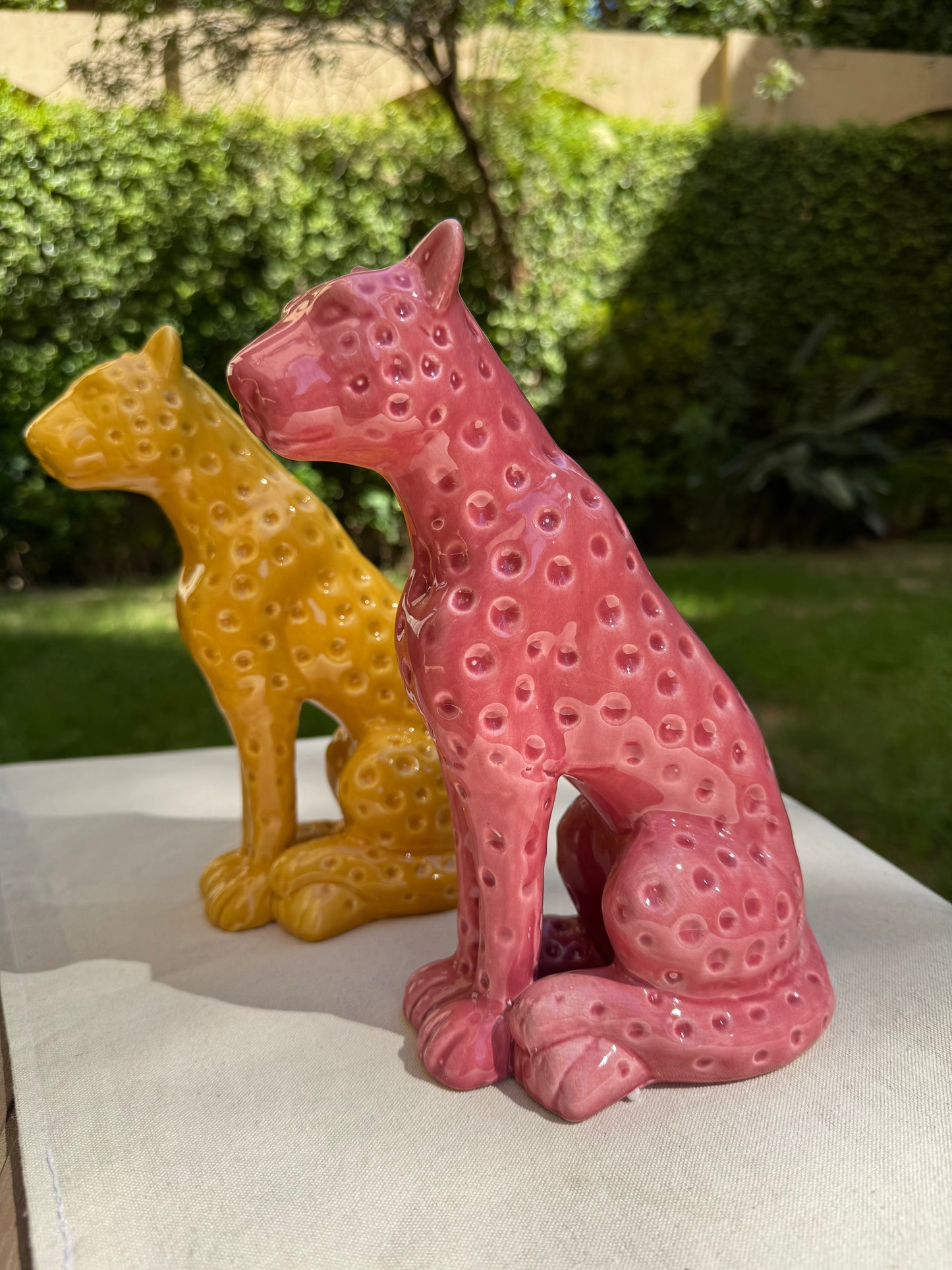 Colorful Tiger Sculpture