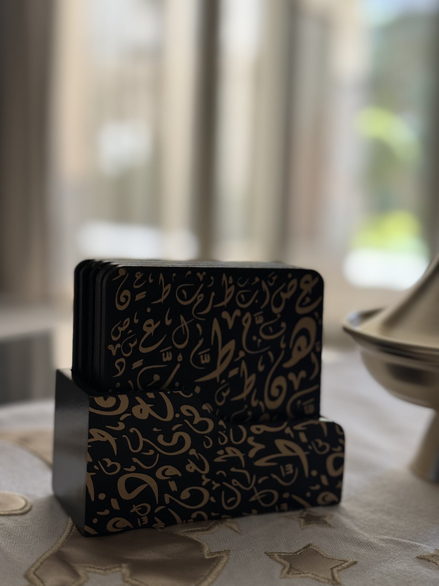 BlackxGold Coasters Set