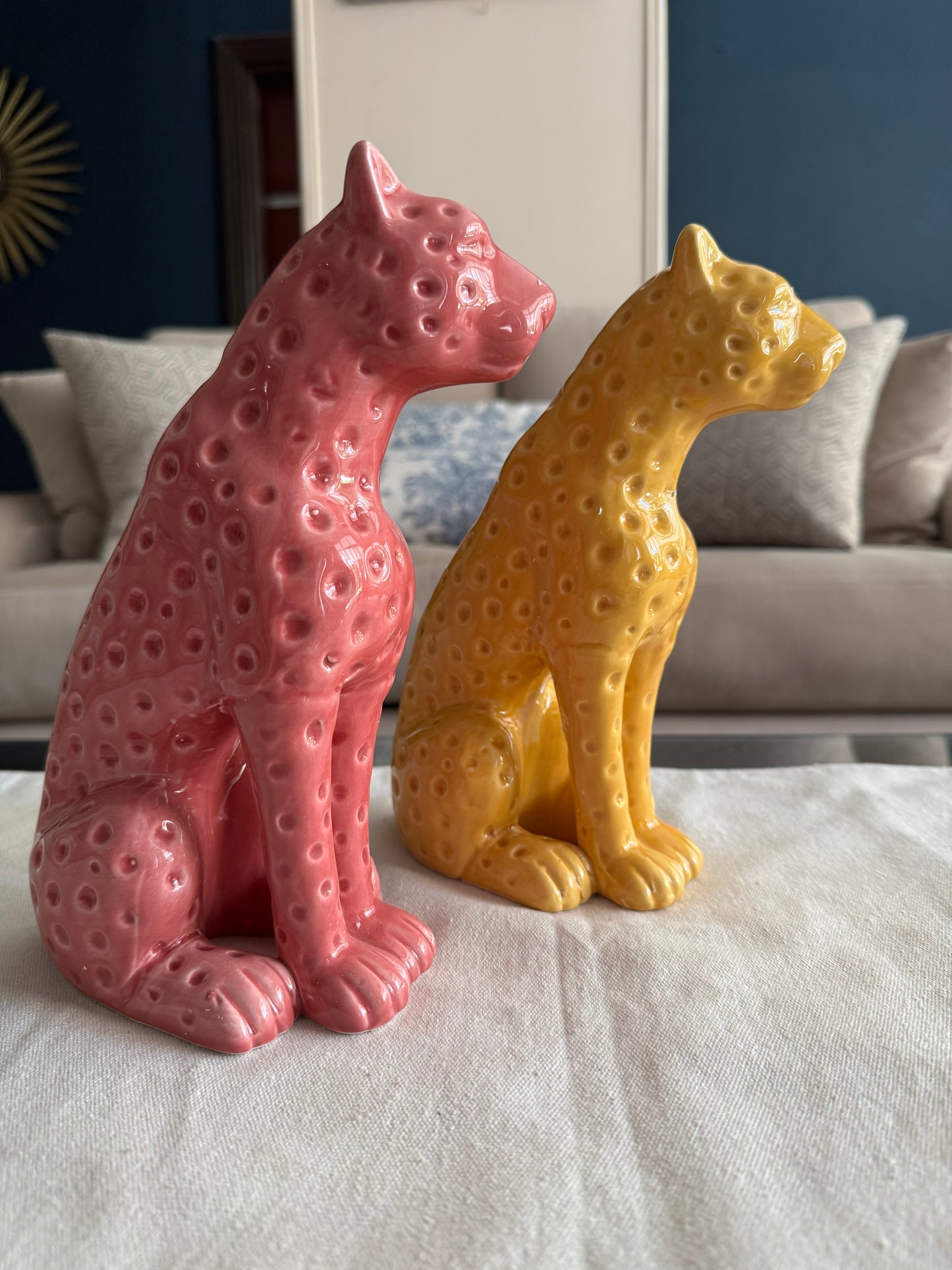 Colorful Tiger Sculpture