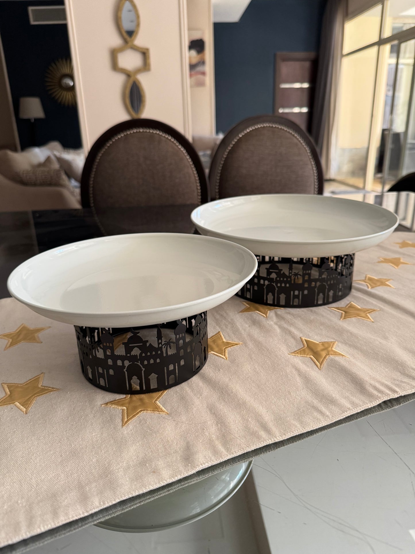 BlackxWhite Nubian Pattern Plates