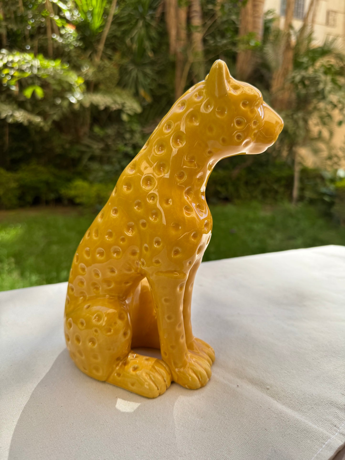 Colorful Tiger Sculpture