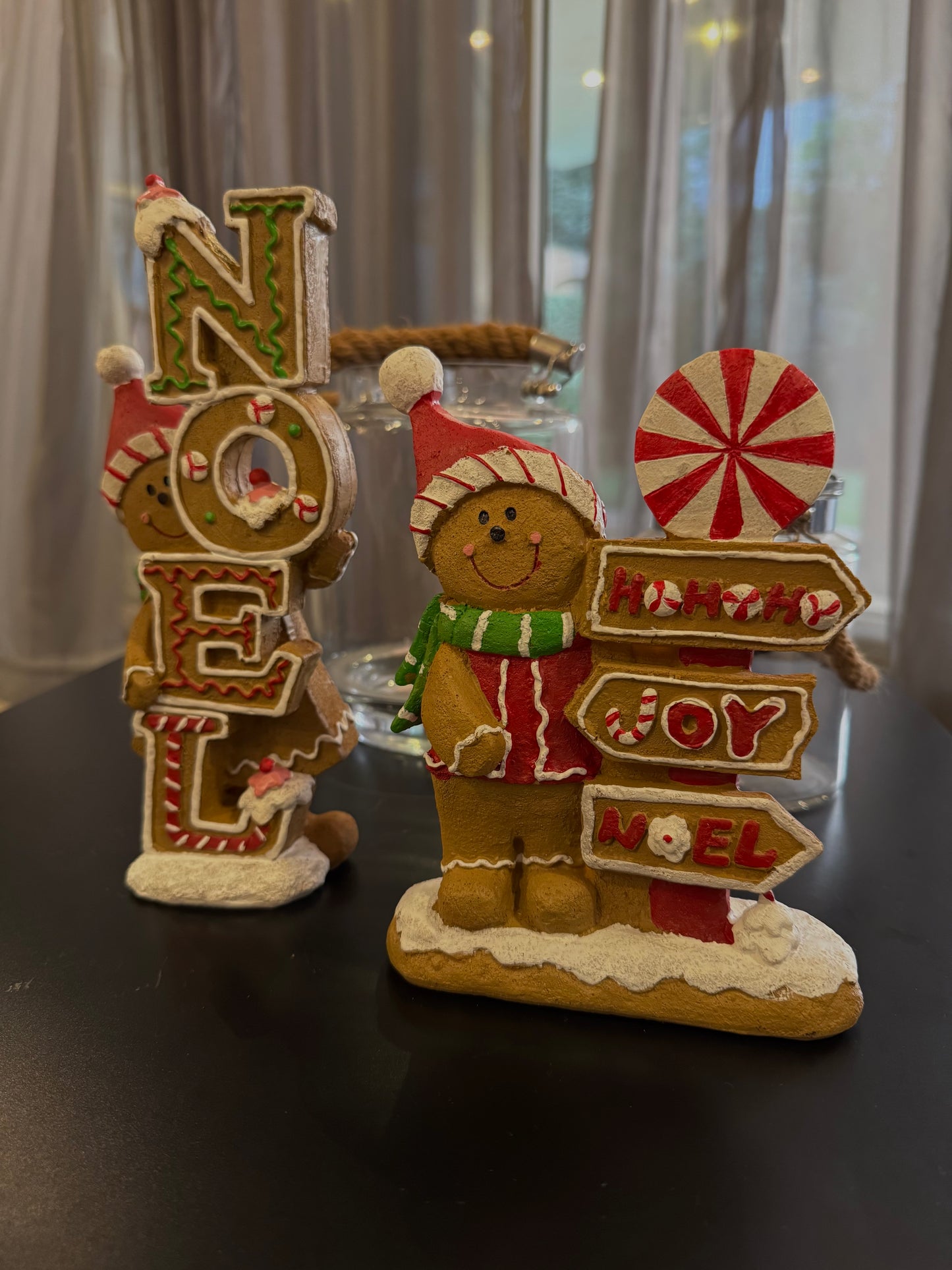 Gingerbread man stands