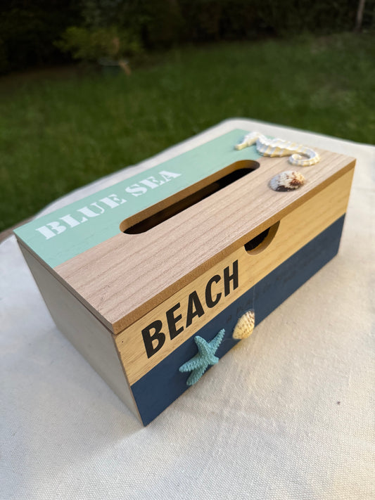Beach Tissue Box