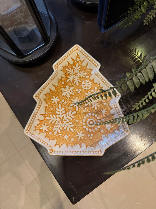 Christmas Tree Plate