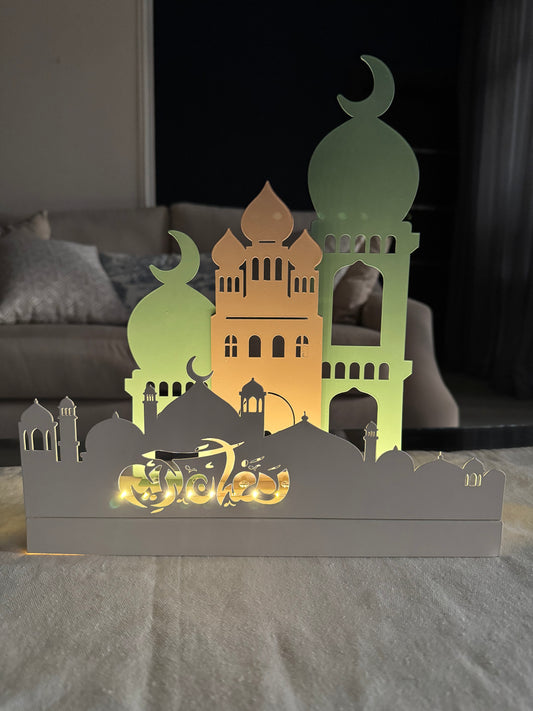 GreenxBurgundy Stand