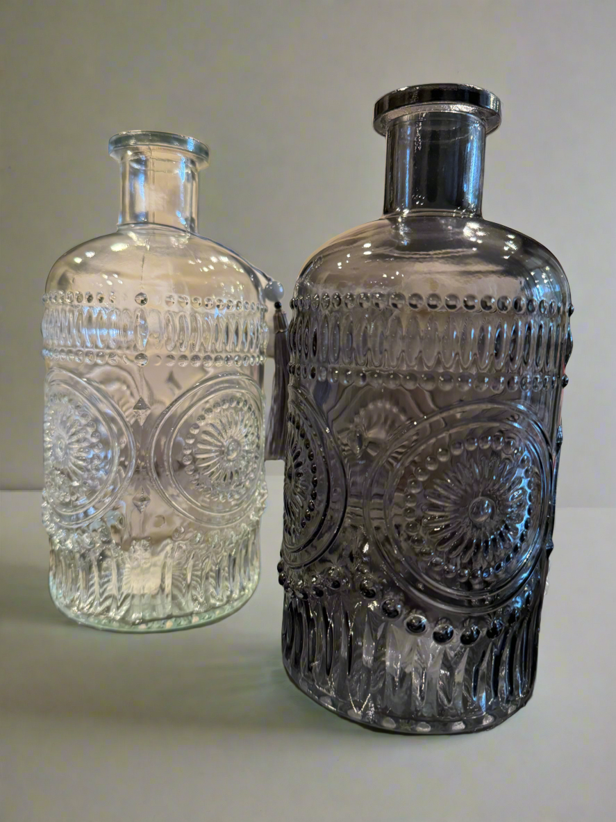 Glass Patterned Vases