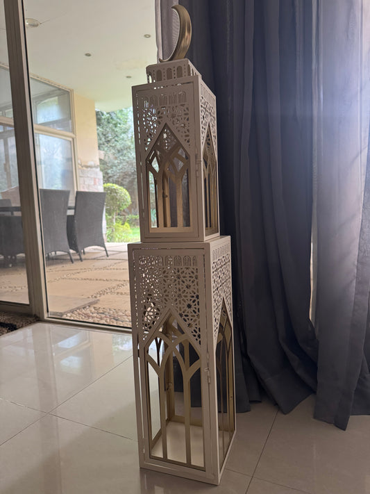 WhiteXGold Stand Lantern